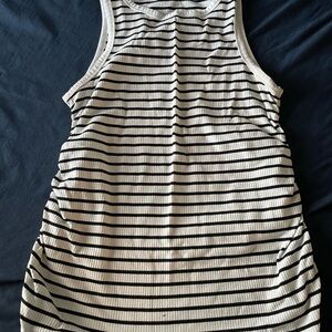 SHEIN maternity Black and White Striped Top
